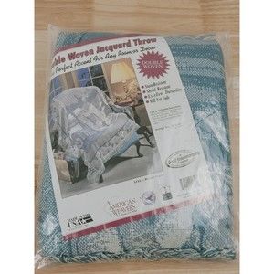 Throw Blanket American Weavers Bedtime Prayers Double Woven 50" X 60" Acrylic